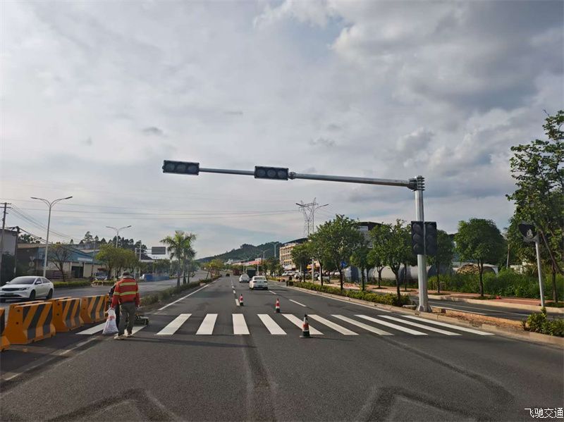 道路划线施工地面划线地标线